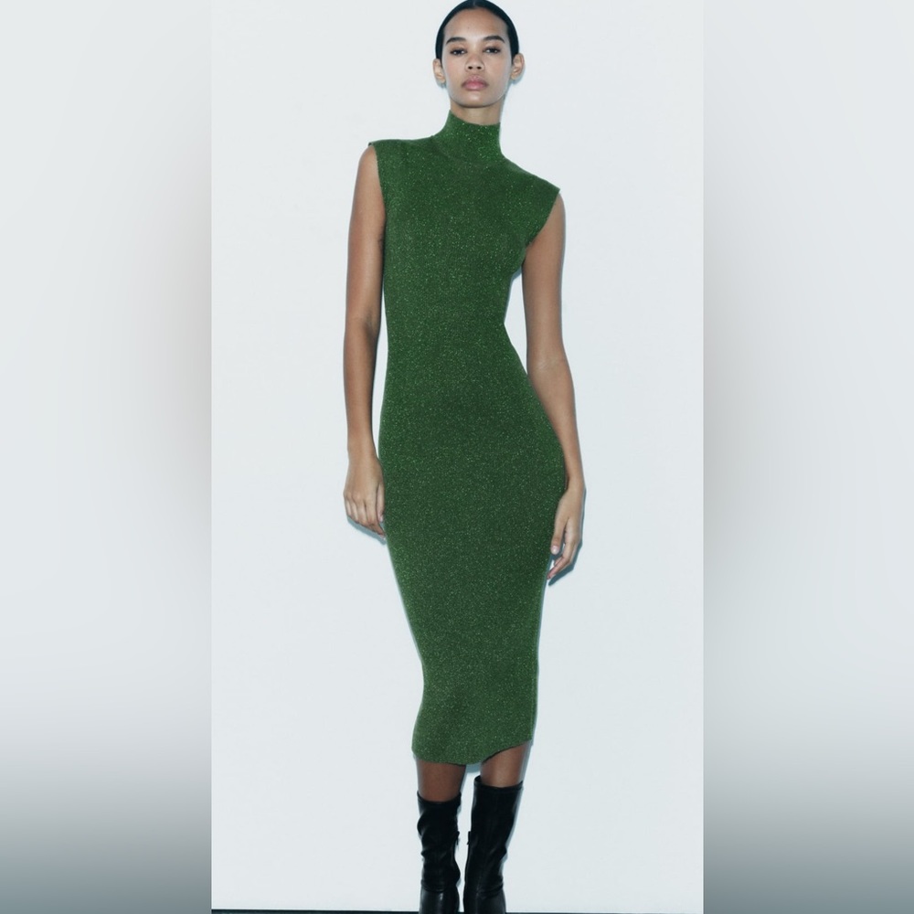 Metallic thread dress